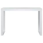 Computer Tisch Weiß - Holzwerkstoff - Massivholz - 110 x 73 x 110 cm