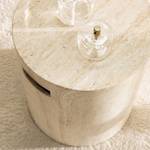 Tabouret design Radom Beige - Pierre - 35 x 45 x 35 cm