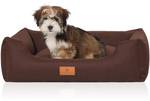 Hundebett Lotte mit Handwebcharakter Braun - 63 x 23 x 85 cm