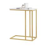 Beistelltisch FBT87-G Gold - Holzwerkstoff - 48 x 61 x 30 cm