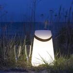 Lampe Bristol Blanc - En partie en bois massif - 25 x 38 x 25 cm