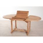 table de jardin en teck 4/6 personnes Marron - Bois massif - Bois/Imitation - 90 x 75 x 120 cm