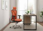Chaise de bureau SIHOO-J86 Orange - Textile - 66 x 129 x 69 cm