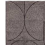 Tapis tissé plat moderne WIRE Anthracite - 160 x 230 cm