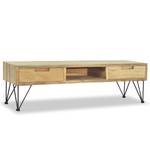 TV-Schrank D823 Braun - Massivholz - 35 x 35 x 120 cm