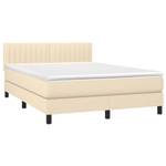 Boxspringbett 3017287-19 Creme - 144 x 193 cm