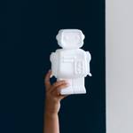 Veilleuse Robot 33cm Blanc - Matière plastique - 20 x 33 x 29 cm