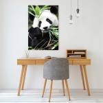 Tableau regard de panda 80 x 120 cm - Verre