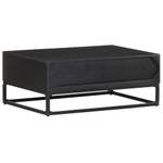 Couchtisch D291 Schwarz - Massivholz - 60 x 35 x 90 cm