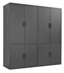 Kleiderschrank Der Grenzenlose I Anthrazit - Breite: 180 cm