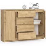 Commode K140 2T 4S CLP Imitation chêne clair