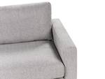 3-Sitzer Sofa SIGGARD Grau - Eiche Hell