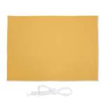 Voile d'ombrage rectangulaire jaune Jaune - Métal - Textile - 250 x 1 x 350 cm