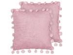 Coussin décoratif JASMINE Rose foncé