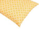 Coussin d'extérieur ASTAKOS Blanc - Jaune - Textile - 70 x 8 x 40 cm