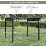 Pergola 84C-287GY Grau - Metall - 295 x 216 x 295 cm