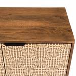 Buffet ALIX Braun - Holz teilmassiv - 40 x 78 x 160 cm