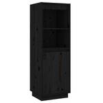 Highboard DE9243 Schwarz - Massivholz - 34 x 110 x 37 cm