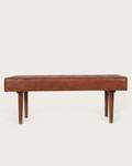 Khalari -  Banc Marron - Bois massif - 120 x 45 x 40 cm