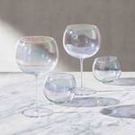 Wassergläser Bubble 4er Set, pearl Pink - Glas - 10 x 8 x 10 cm
