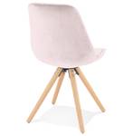 Chaise RICKY Rose foncé - Beige