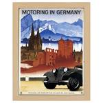 Bilderrahmen Poster Motoring in Germany Eiche