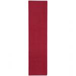 Velour Läufer Teppich Strong Rot - 100 x 200 cm