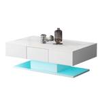 Table basse Diana Ⅰ Blanc - Bois manufacturé - 60 x 36 x 100 cm