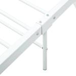 Cadre de lit 299822 Blanc - Largeur : 97 cm