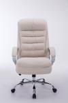 Chaise de bureau XXL Vancouver Blanc crème