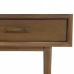 Console 2 tiroirs en mindi Marron - En partie en bois massif - 30 x 80 x 115 cm