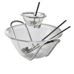 Saladier et Saucier  (7 pcs) Verre - 30 x 18 x 30 cm