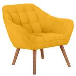 Fauteuil Simba Jaune - Textile - 83 x 76 x 74 cm