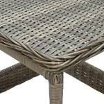 Gartentisch 3004819 Braun - Kunststoff - Polyrattan - 45 x 47 x 45 cm