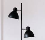 Lampadaire Skagen 2 abat-jours Noir - Argenté - Métal - 16 x 160 x 16 cm