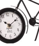 Uhr Fahrad Schwarz - Metall - 7 x 18 x 29 cm