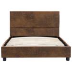 Cadre de lit 299305 Marron - Bois manufacturé - Cuir synthétique - 94 x 65 x 210 cm