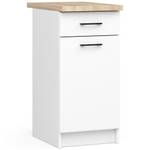 Meuble de Cuisine bas OLIWIA 40 1T 1S Blanc