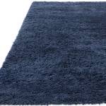 Shaggy Teppich wohnzimmer RICHY Blau - 80 x 160 cm