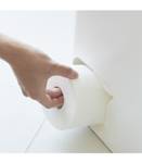 Tour de rangement papier toilette Acier - Blanc