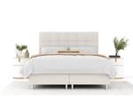 Boxspringbett Chanton Beige - Breite: 180 cm