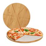 Pizzabrett Bambus 2er mit Set Backpapier