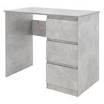 Schreibtisch mit Sitzhocker 90x76x50 cm Grau
