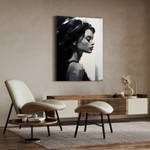 Tableau Canvas VISAGE De Femme Portrait 40 x 50 x 50 cm