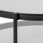 Table basse Bayo Gris - Verre - 75 x 42 x 75 cm