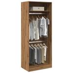 Kleiderschrank 298537-6 Eiche Dekor - Breite: 80 cm