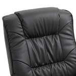 Fauteuil relaxation + repose-pied CHARLY Noir
