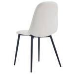 Chaises ALVARO (Lot de 4) Blanc