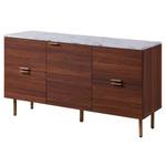 Sideboard VNF-00081 Braun - Metall - 36 x 72 x 122 cm