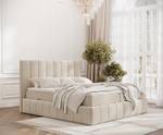 Boxspringbett Moretti Beige - Breite: 180 cm